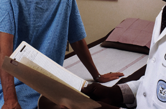 병원에서의 예시이미지